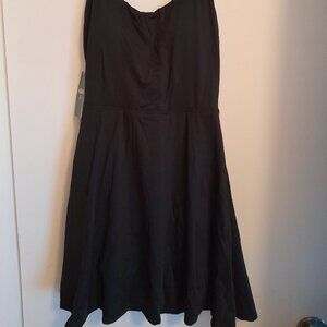 Back Halara silky bathsuit dress.